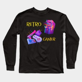 Retro Gamer Long Sleeve T-Shirt